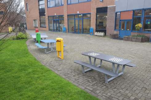 Een schoolplein in beweging bij Curio