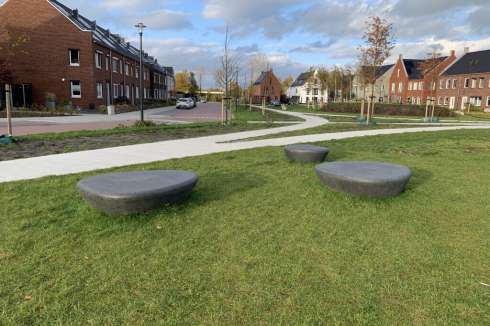 Sociale zitelementen in de nieuwste woonwijk van Kampen